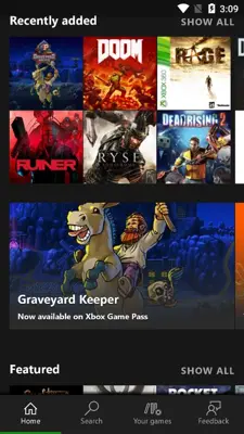 Xbox Game Pass android App screenshot 1